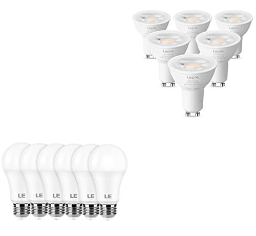 Twelve bulbs, two shapes