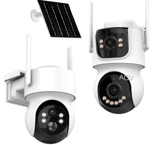 Solar-powered with continuous recording