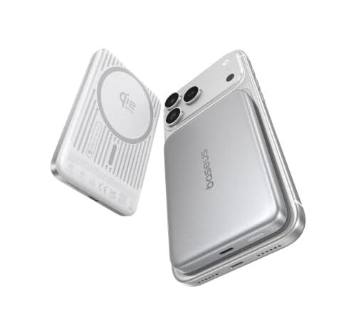 Slim magnetic charger with a known capacity