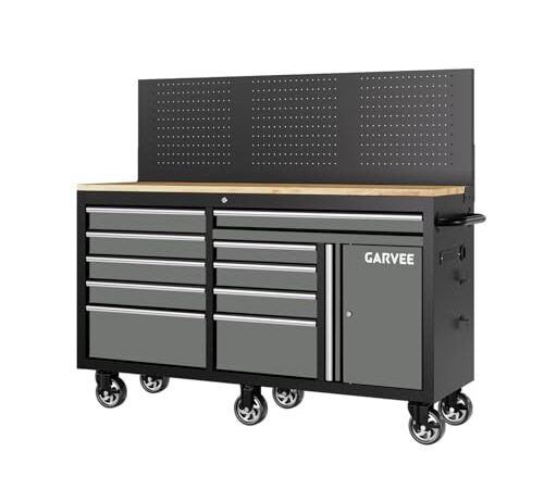 All steel, ten drawers, no damping